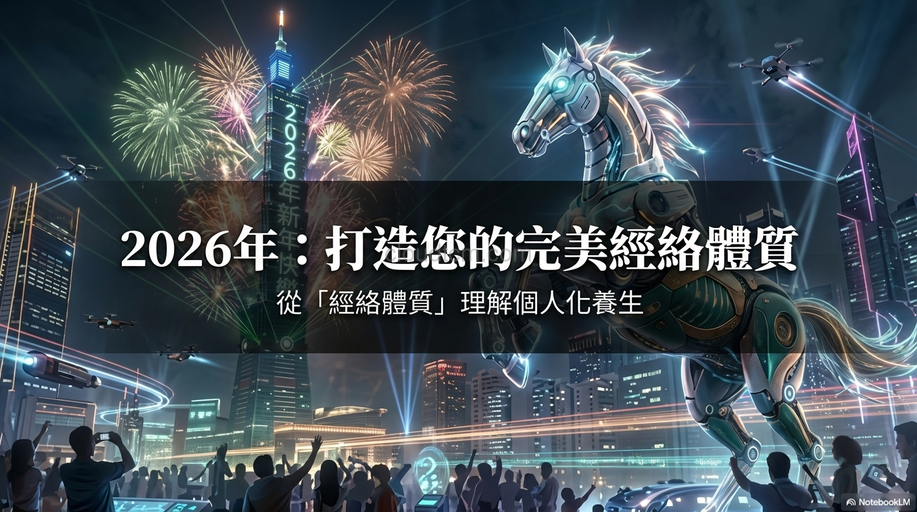 2026新希望,從「經絡體質」理解個人化養生(上篇)!