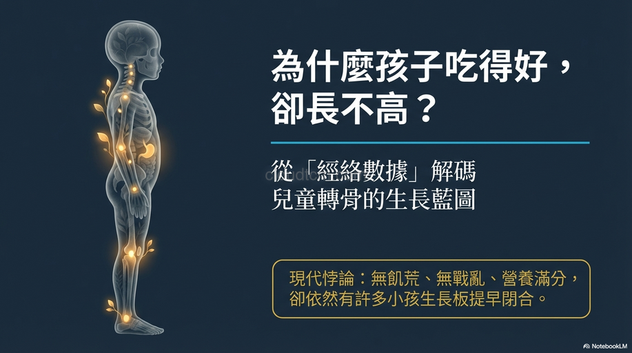 小孩兒女長不高是怎麼回事？從經絡理解轉大人！