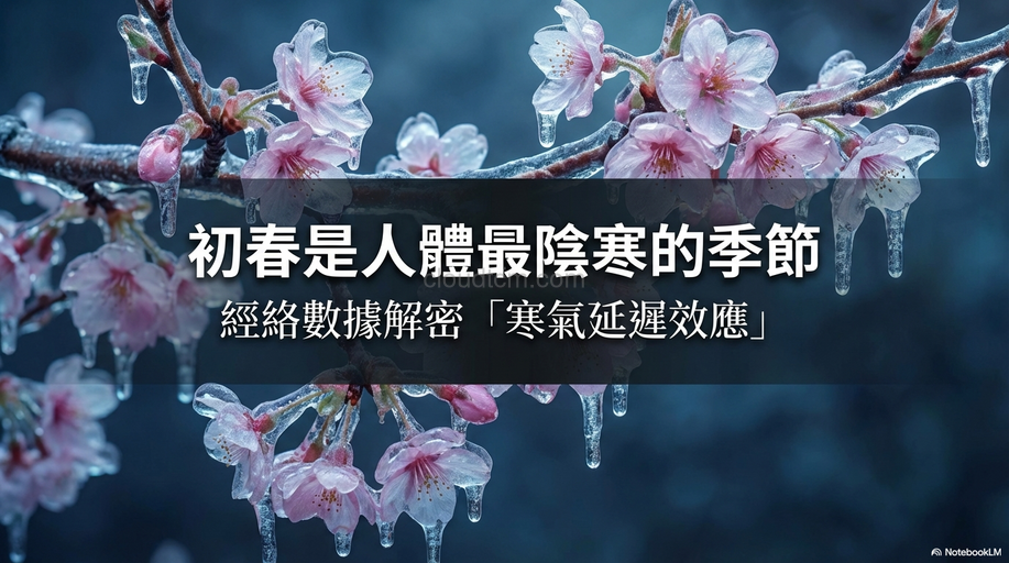 初春是人體最陰寒的季節，經絡數據解密寒氣延遲效應！