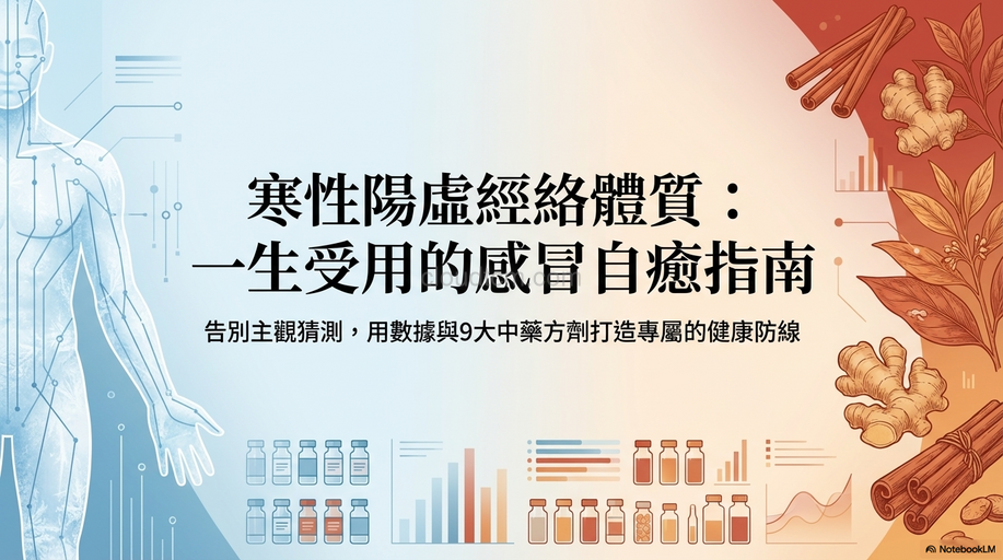 寒性陽虛經絡體質,一生應付感冒的有效中藥方劑清單!