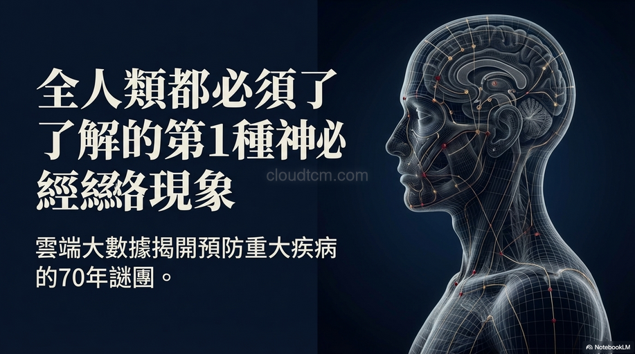 全人類都必須了解的第1種神秘經絡現象,可預防重大疾病!