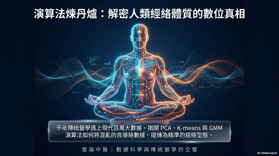 雲端中醫運用演算法歸類「經絡型態」原理,一次搞懂!