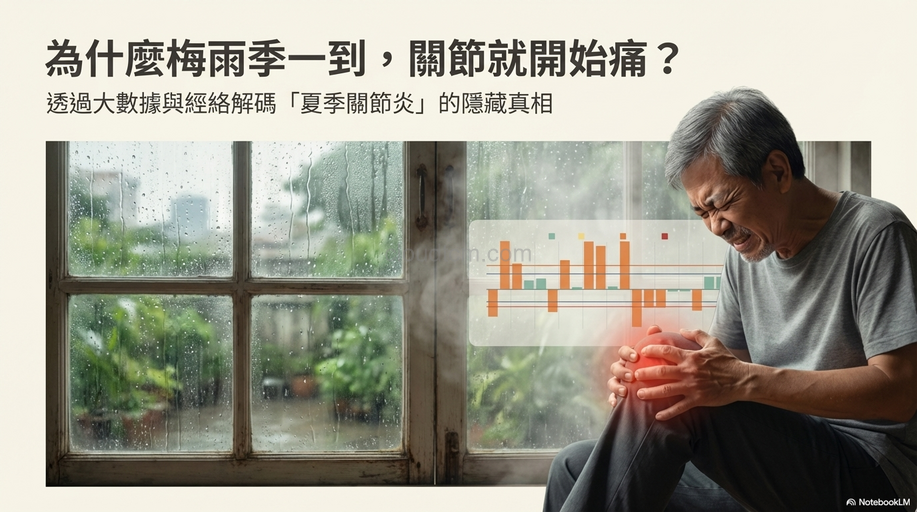 關節炎老毛病總在梅雨季復發?經絡數據帶你看懂!
