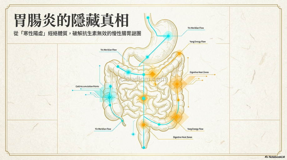 胃腸炎不只是病毒感染,從寒性陽虛經絡體質再詮釋!