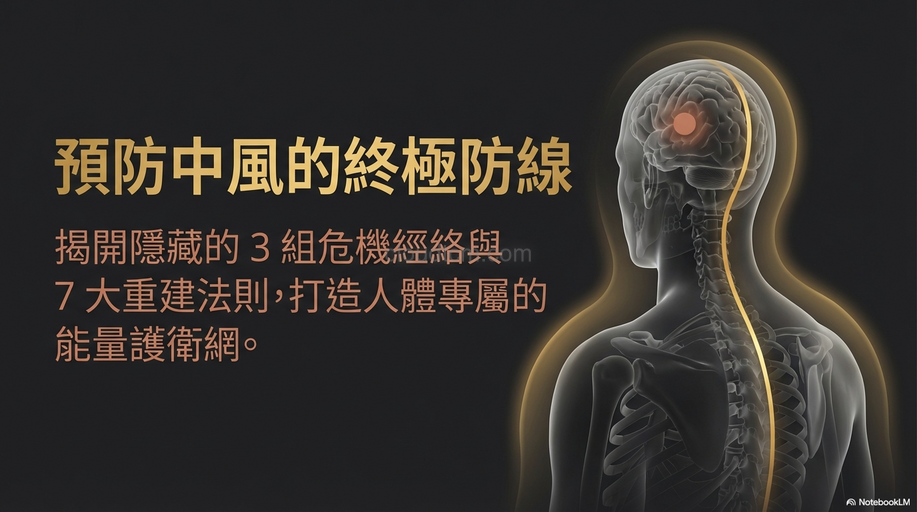 預防中風不可忽視的3組經絡,7種方法預防!