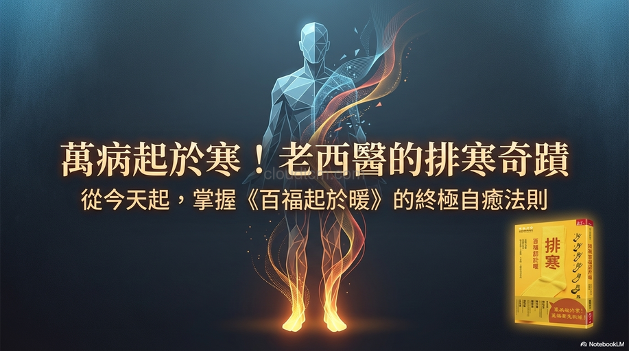 老西醫公開認同寒氣,從今天起你一定要開始排寒!《排寒!百福起於暖》暢銷書導讀