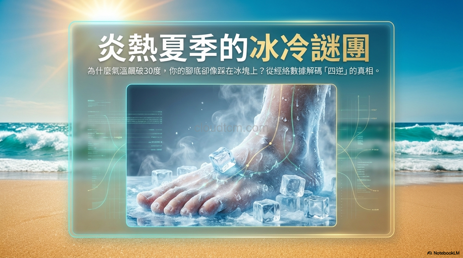 天氣炎熱竟然還會腳冷？從經絡理解四逆湯(散)的秘密！