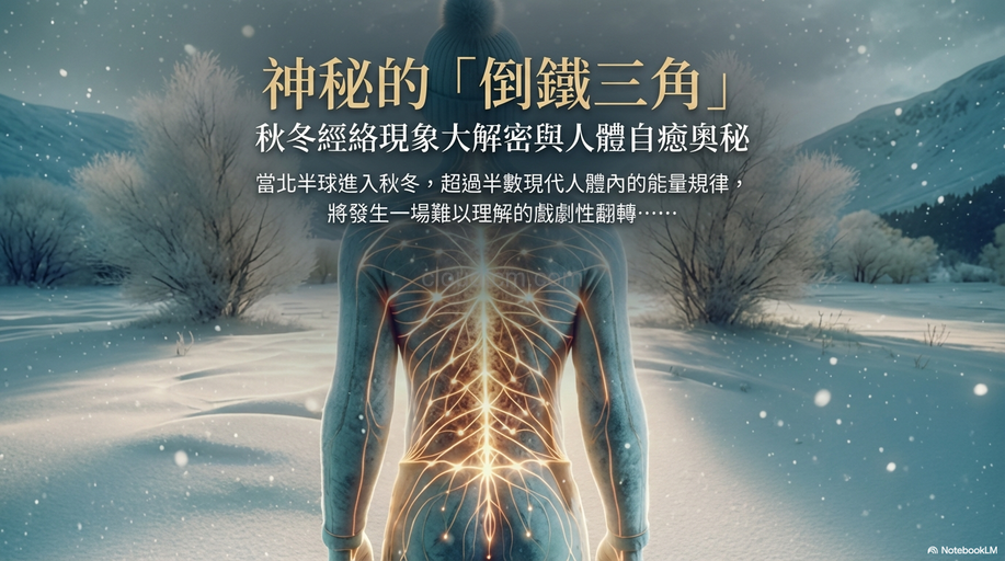 神秘的「倒鐵三角」經絡現象,進入秋冬季正式啟動!