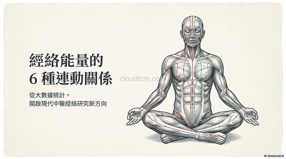經絡能量的6種連動關係,開啟經絡研究新方向!