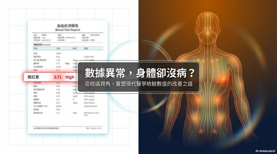 從經絡探討，現代醫學檢驗數值異常的改善方法！