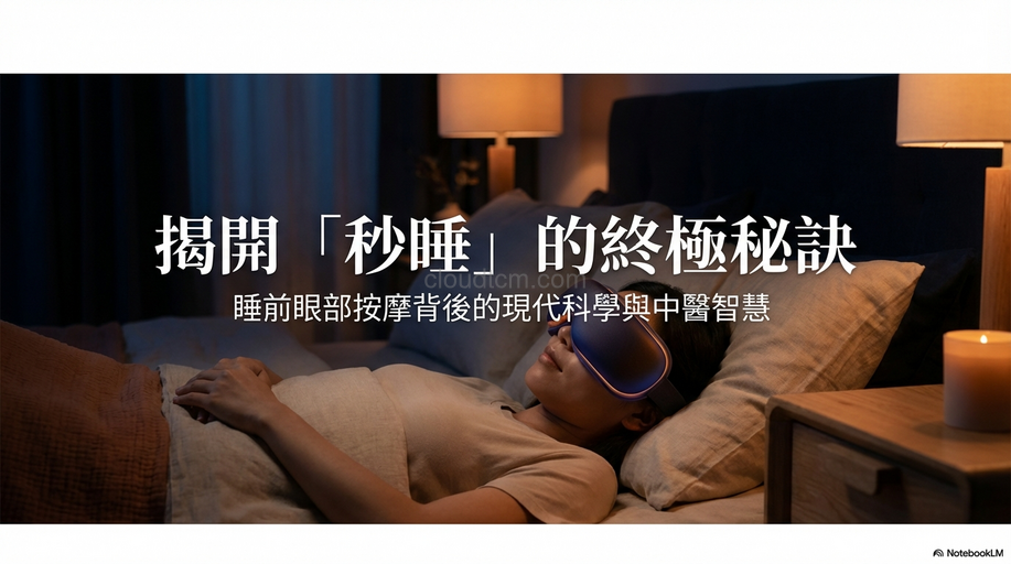 原來秒睡有秘訣!睡前按摩眼睛的經絡揭密!