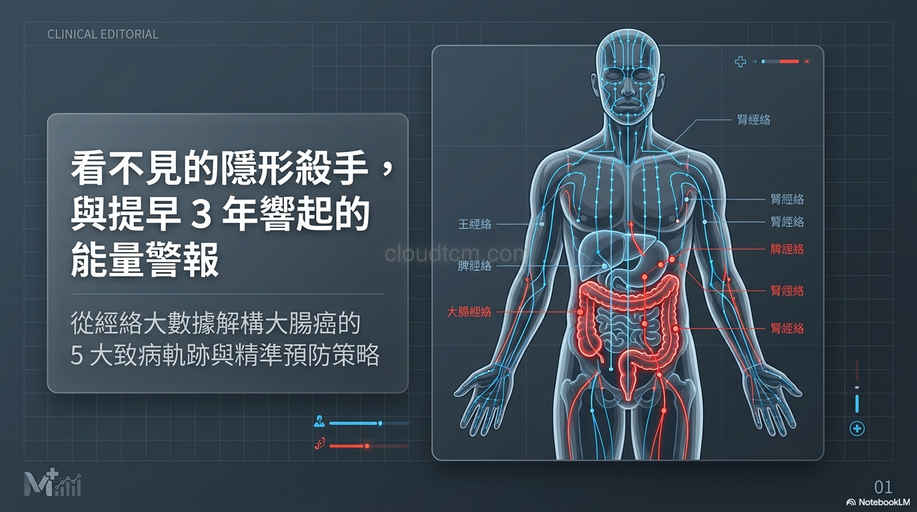 從經絡探討造成大腸癌的常見5類原因,如何精準預防?