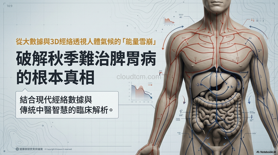 秋季引爆難治脾胃腸道疾病,從經絡數據探討如何煉成?