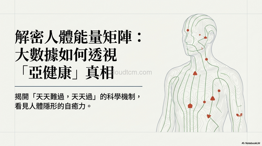 一張圖勝於千言:經絡如何揭示亞健康的祕密?