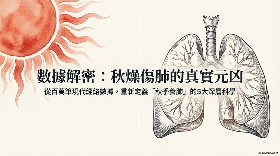 從經絡理解「秋燥傷肺」的5個原因，秋季如何養肺？