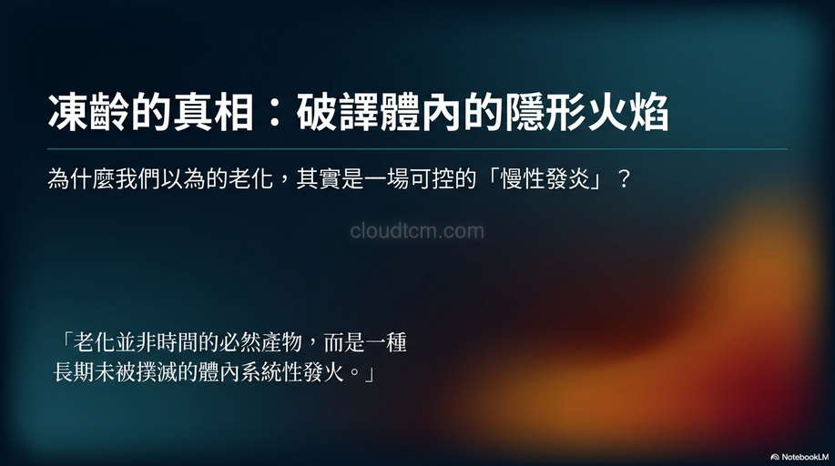 慢性發炎是隱形殺手:經絡視角下的健康與凍齡之道!