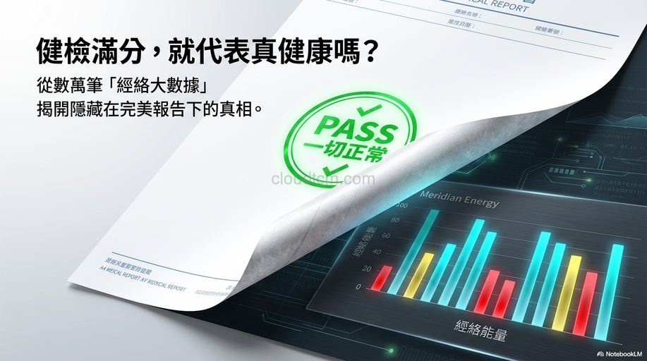 健康檢查完全正常代表健康嗎?從經絡數據看出真相!