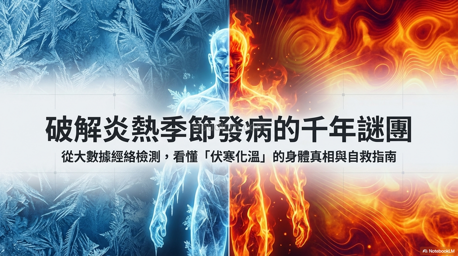從經絡數據看溫病派「伏寒化温」原理,炎熱季節發病!
