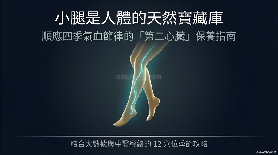 小腿是人體天然寶藏庫，按摩拍打6條經絡、12個穴道！(季節攻略版)
