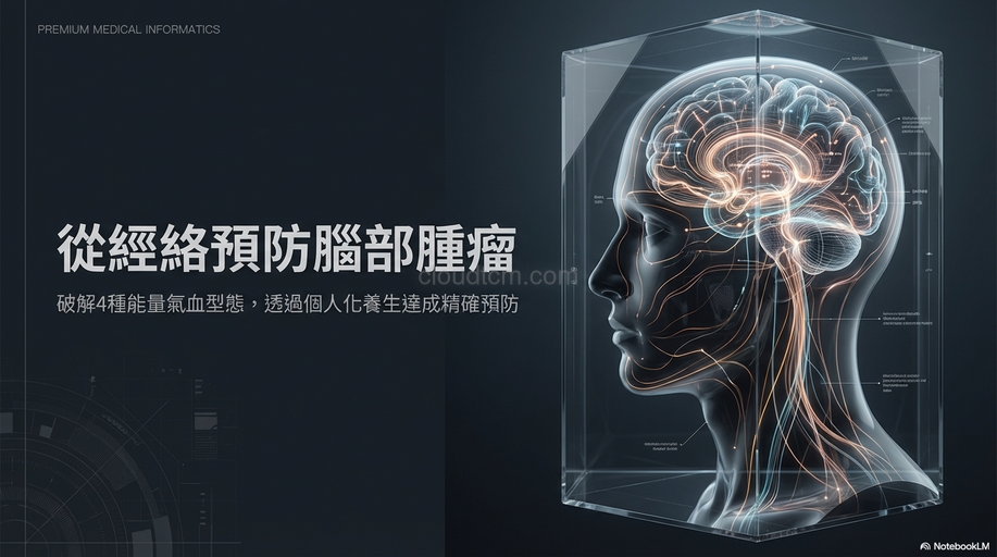 理解腦瘤的4種經絡型態,透過個人化養生精確預防!
