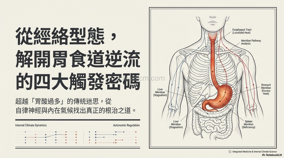 從經絡型態，理解觸發胃食道逆流的4個時間點！