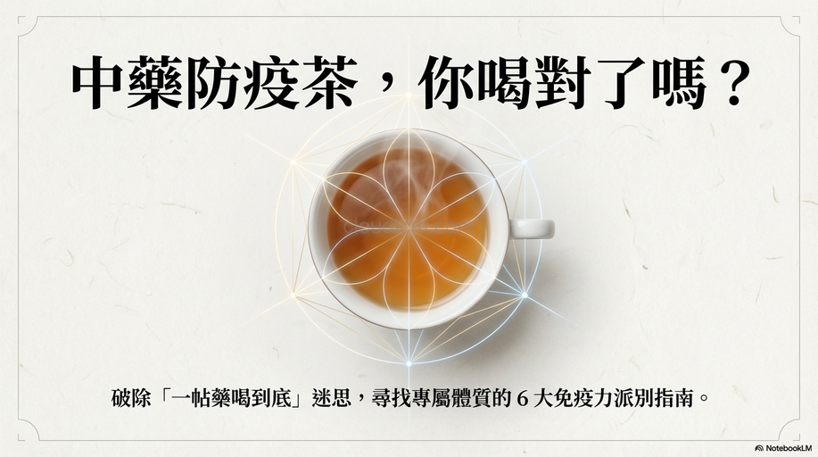 中醫提升免疫力的6種派別中藥,依照體質準備防疫茶!