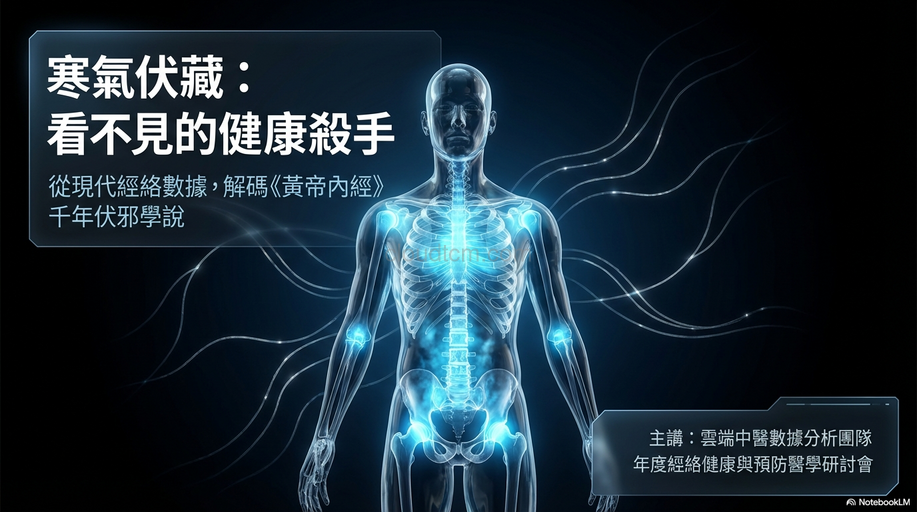 從經絡觀察寒氣伏藏堆積部位，深入轉移與變異！