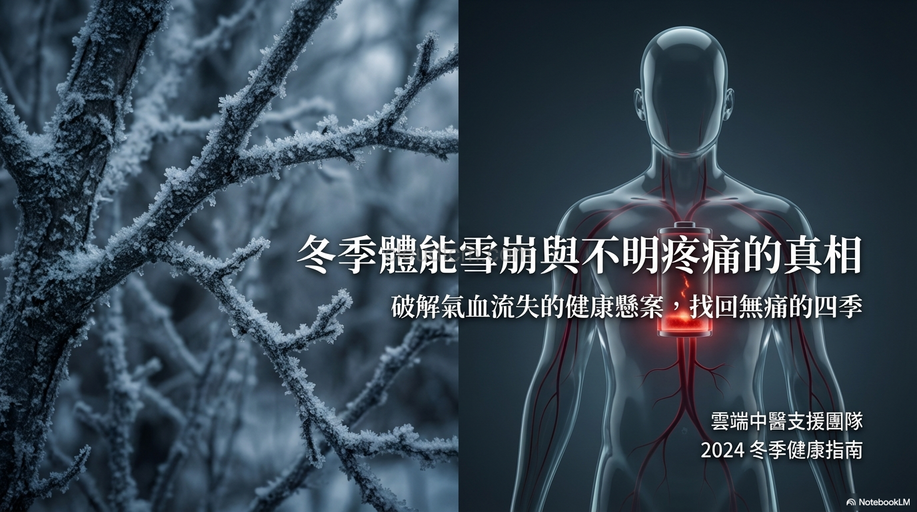 冬季體能數值狂減，出現各種不明原因的疼痛現象！