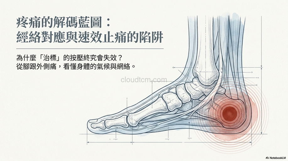 從經絡對應理解「止痛」的原理與困境(腳跟外側痛案例)
