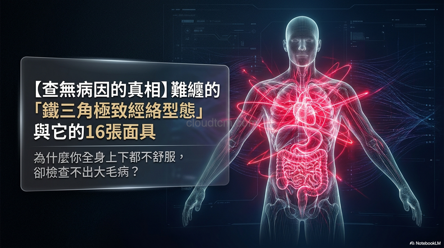 難纏的「鐵三角極致經絡型態」常見症狀詳解(下)