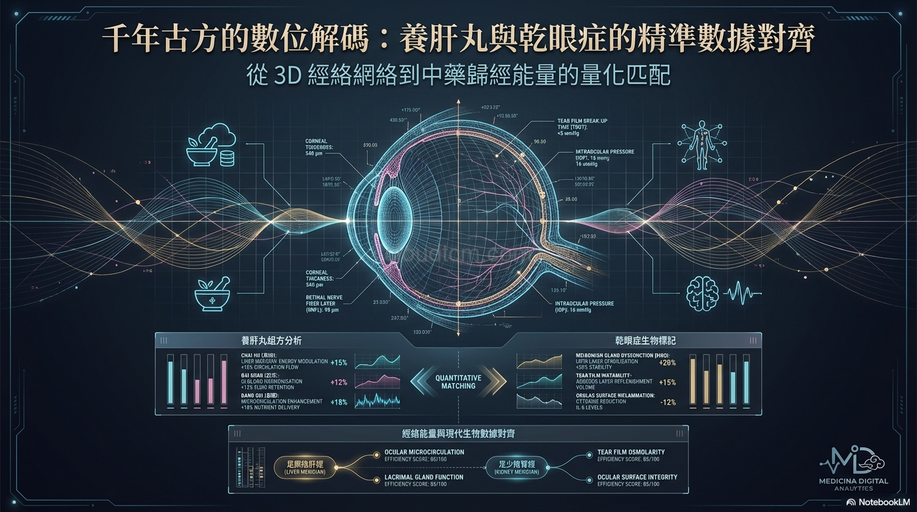 從經絡歸經理解養肝丸，為什麼可以養血明目的原因！