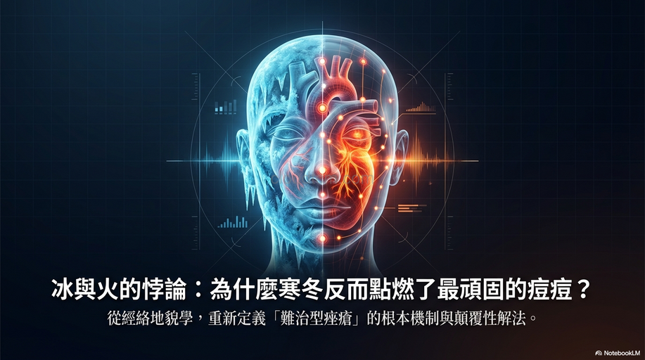 寒冬季節青春痘(粉刺痤瘡面皰)為什麼變嚴重？從經絡理解！