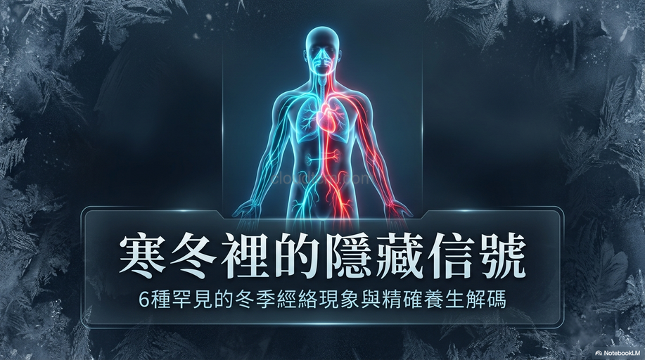 寒冬季節較少出現的6種經絡現象，有3種要注意！