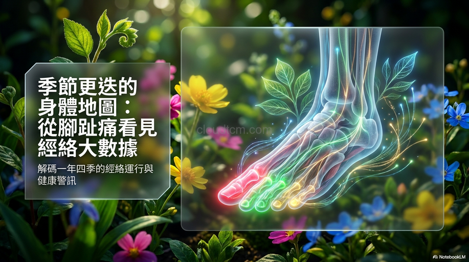 從一年四季腳趾痛現象,清楚看見經絡運行的證據!