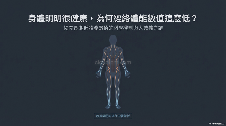 身體明明就很健康沒病,為什麼體能數值這麼低?