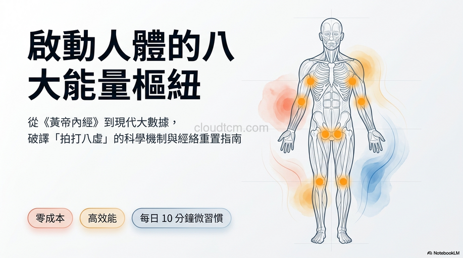 經常拍打「八虛」,疏通全身經絡氣血增改善健康狀態!