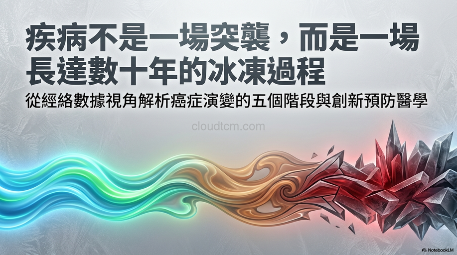 從經絡視角解析癌症演變五階段,開啟創新預防醫學之路!