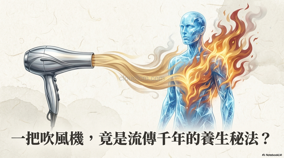 吹風機也能養生?6個經絡穴道重點一定要知道!