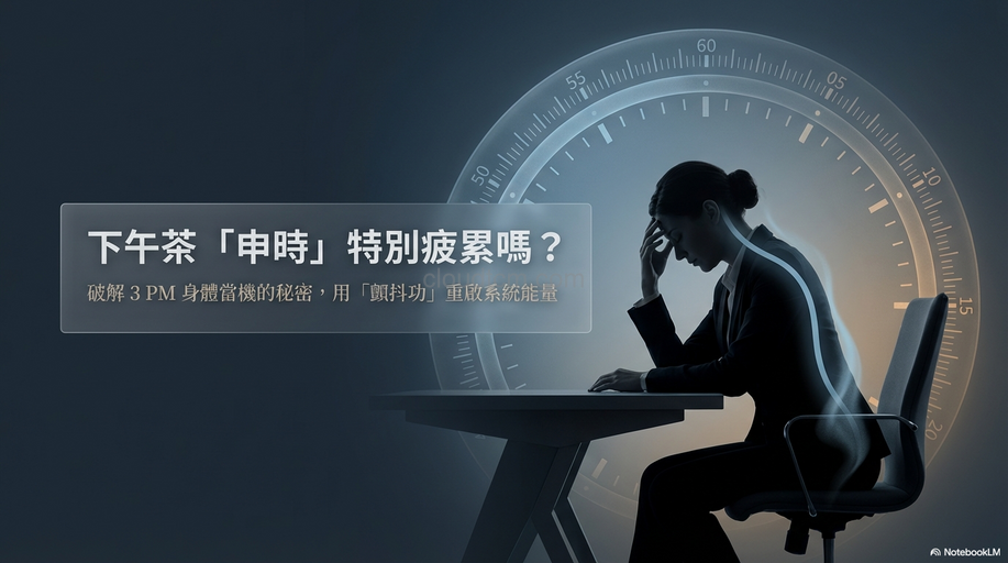 下午茶「申時」特別疲累嗎?練習顫抖功可改善!