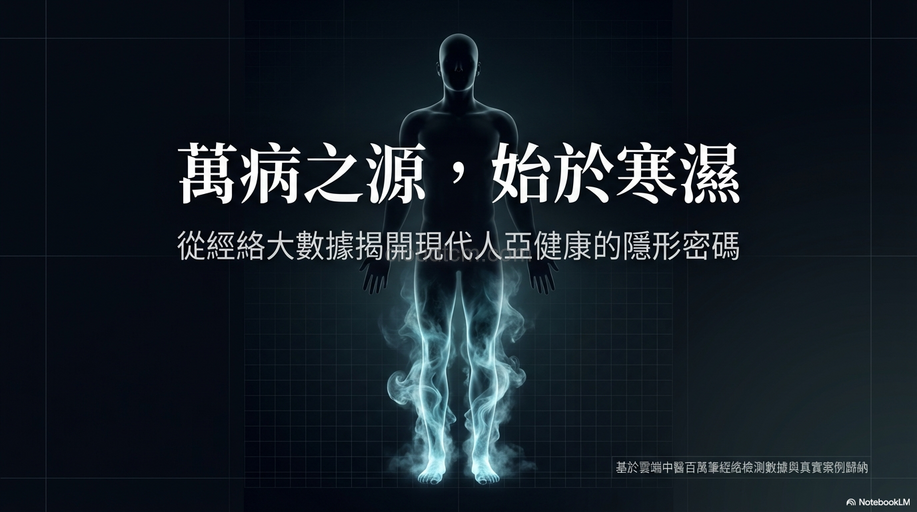 從經絡觀察「寒濕」對身體健康的影響,每個人都可以驗證!
