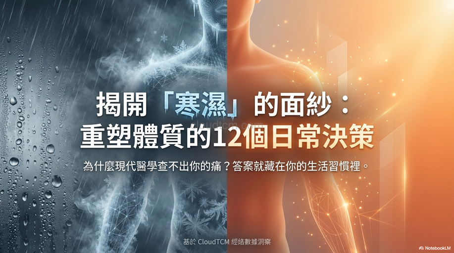 造成身體「寒濕」的12種生活習慣，一定要防範！