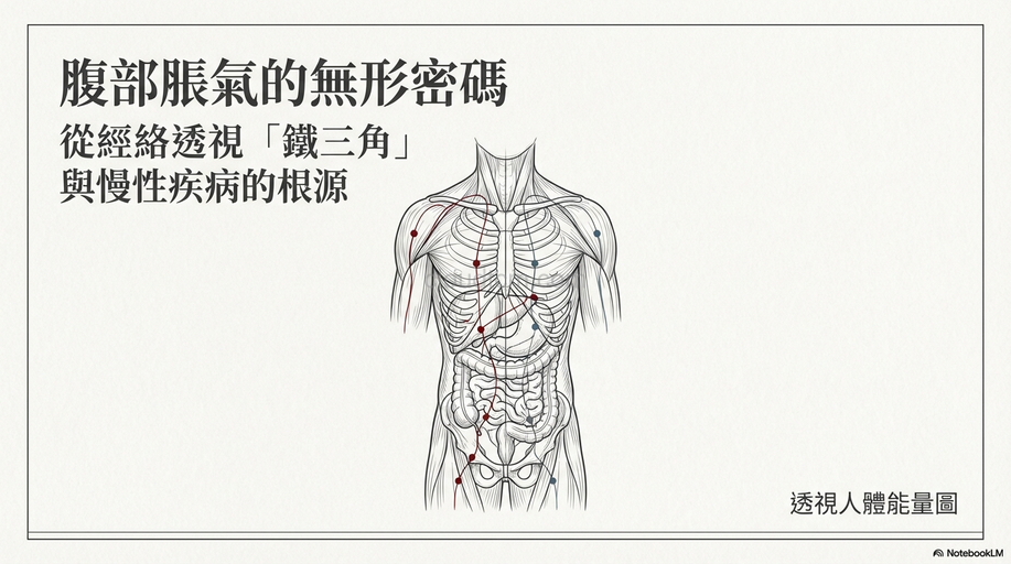 胃腸肚子嚴重脹氣是怎麼回事?從經絡找出原因!
