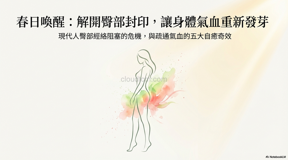 現代人臀部經絡阻塞，疏通可改善5類疼痛與疾病!