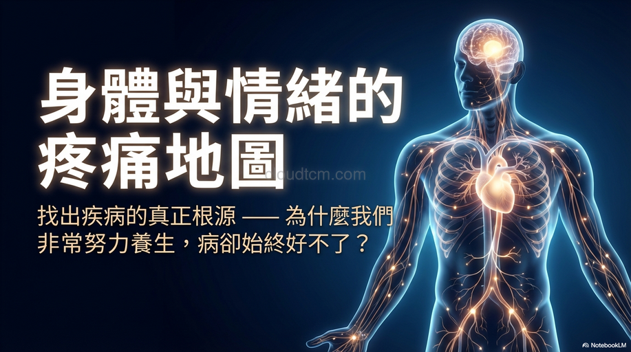 運用「身體情緒疼痛地圖」,找出自己真正生病的原因!