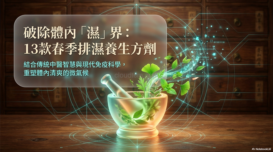 體內濕氣太重怎麼辦？13種排濕養生中藥方劑一定要學！