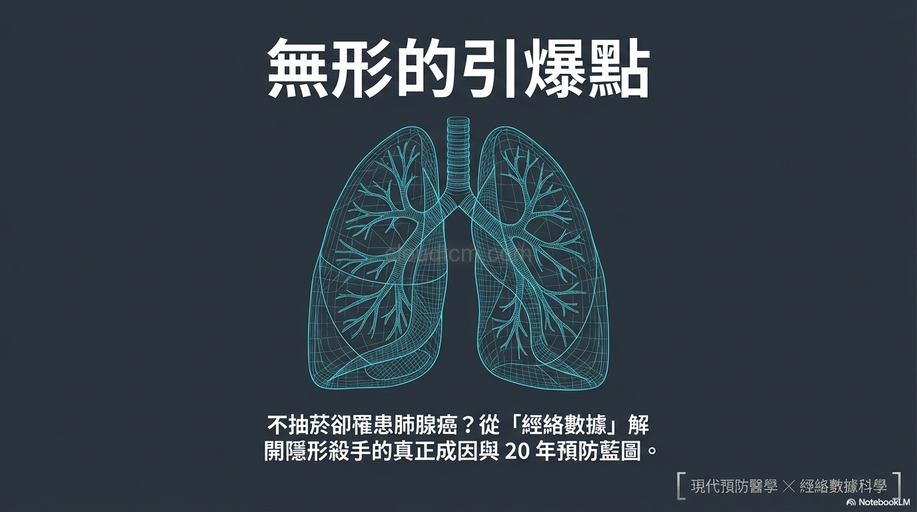 不抽菸卻罹患肺腺癌是怎麼回事?從經絡探討原因!