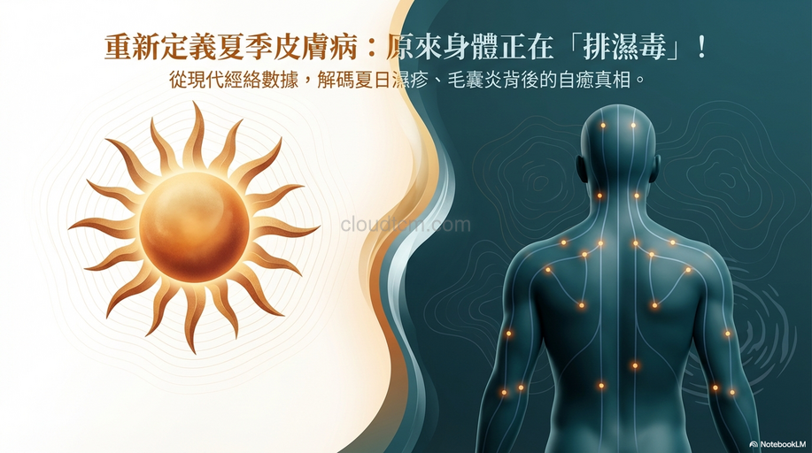 從經絡觀點看夏季濕疹,原來身體正在「排濕毒」!