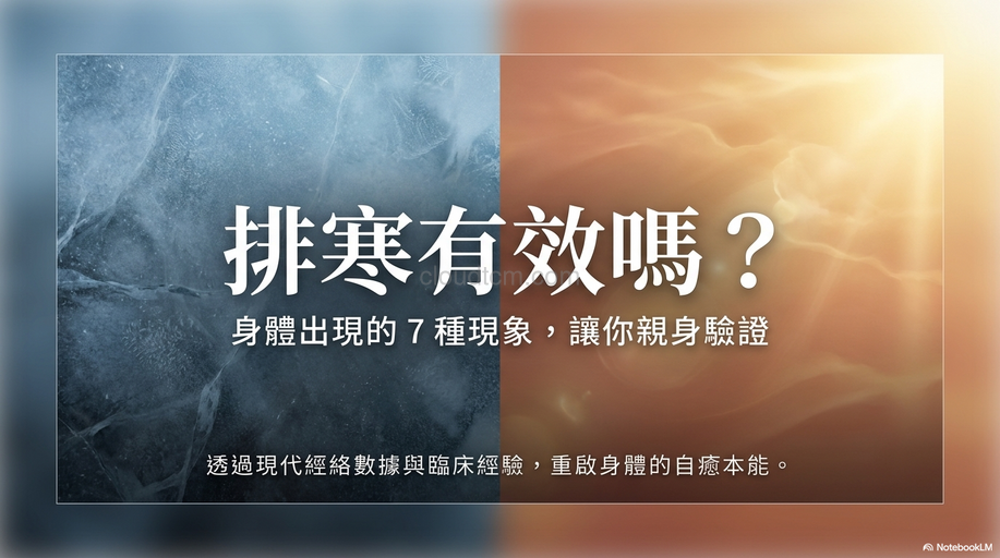 排寒有效嗎？身體出現的7種現象讓你親身驗證！