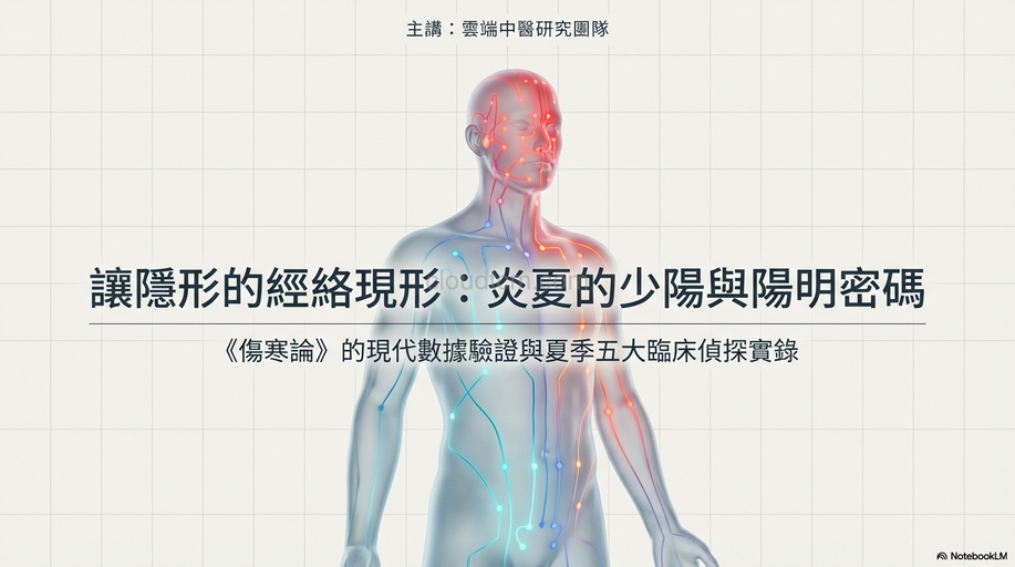 從經絡能量看少陽病，炎熱季節自學中醫的觀察驗證！