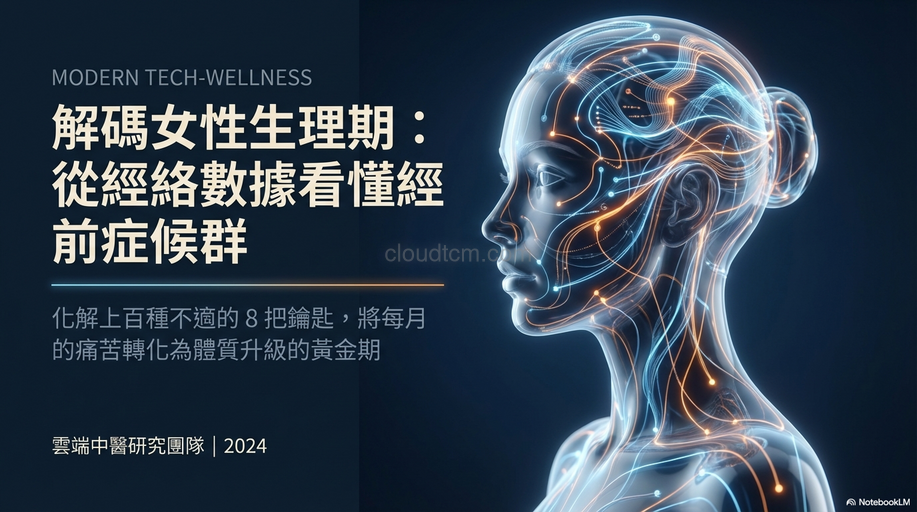 從女性月經的經絡型態,探討經前症候群及改善方法!